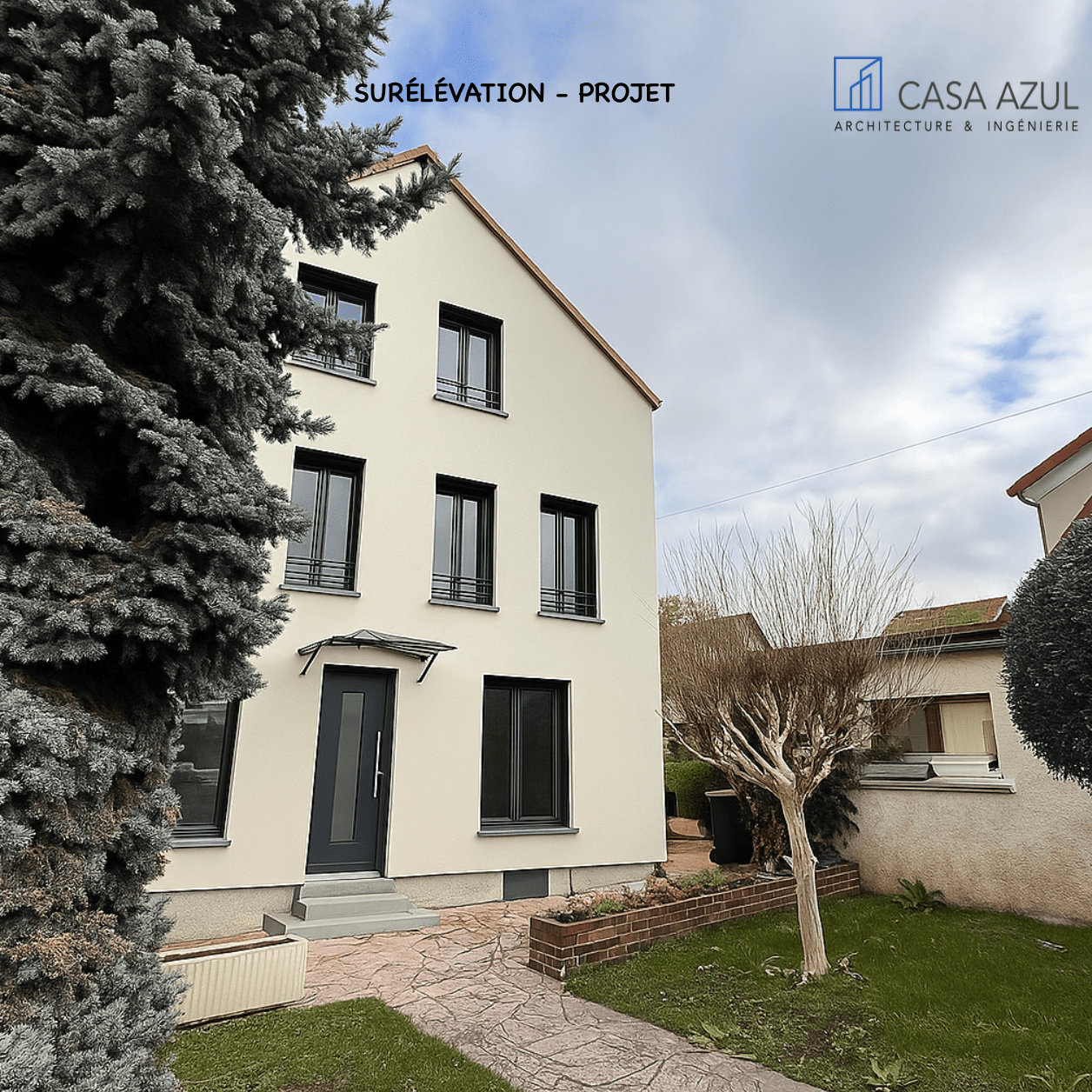 Surélévation Permis de construire Architecte demande d'autorisation 