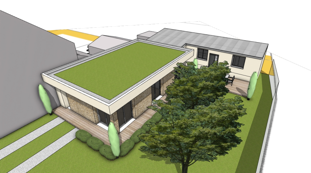 Permis de construire architecte DPLG HMONP extension