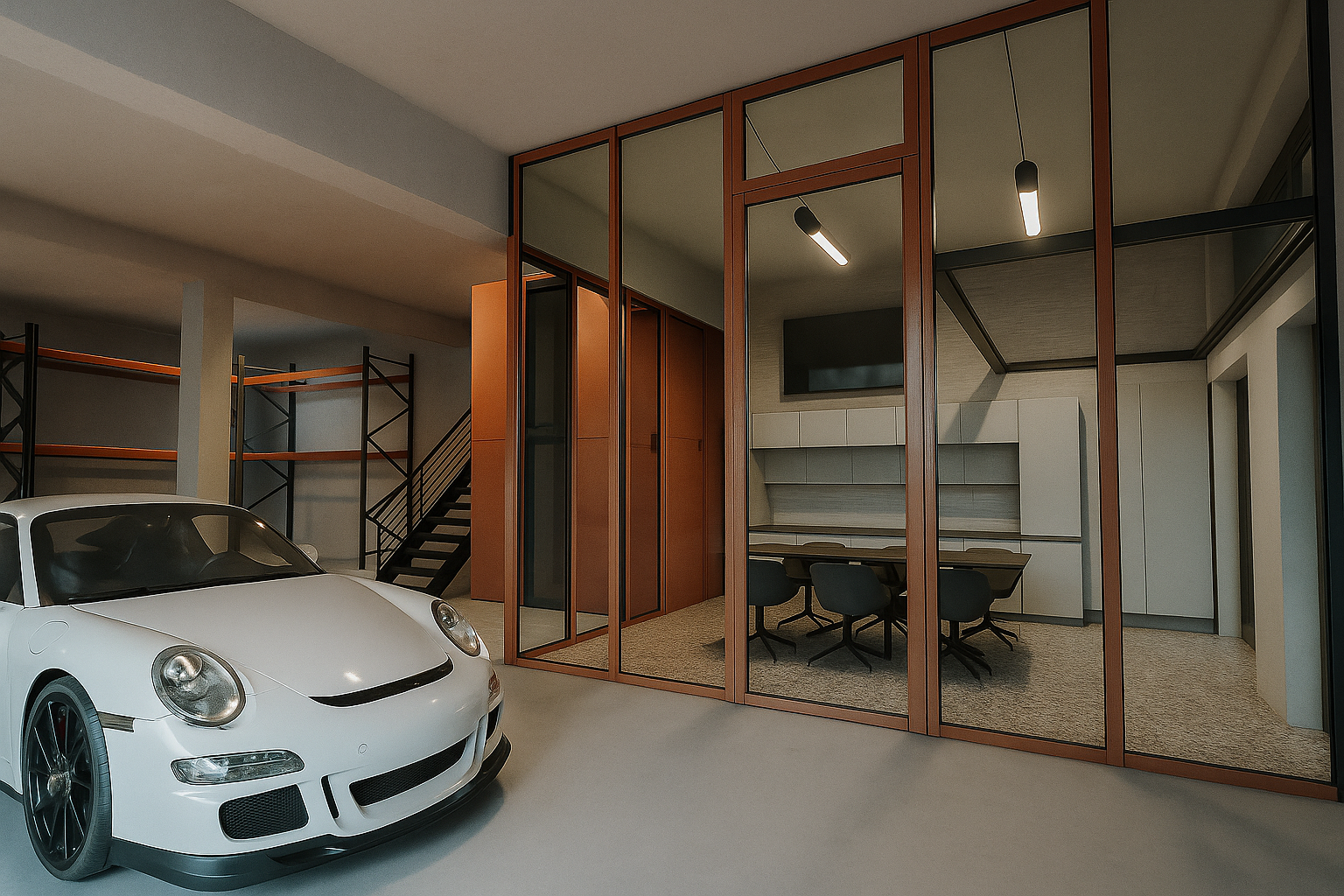 Permis de construire DPLG HMONP agencement bureaux 